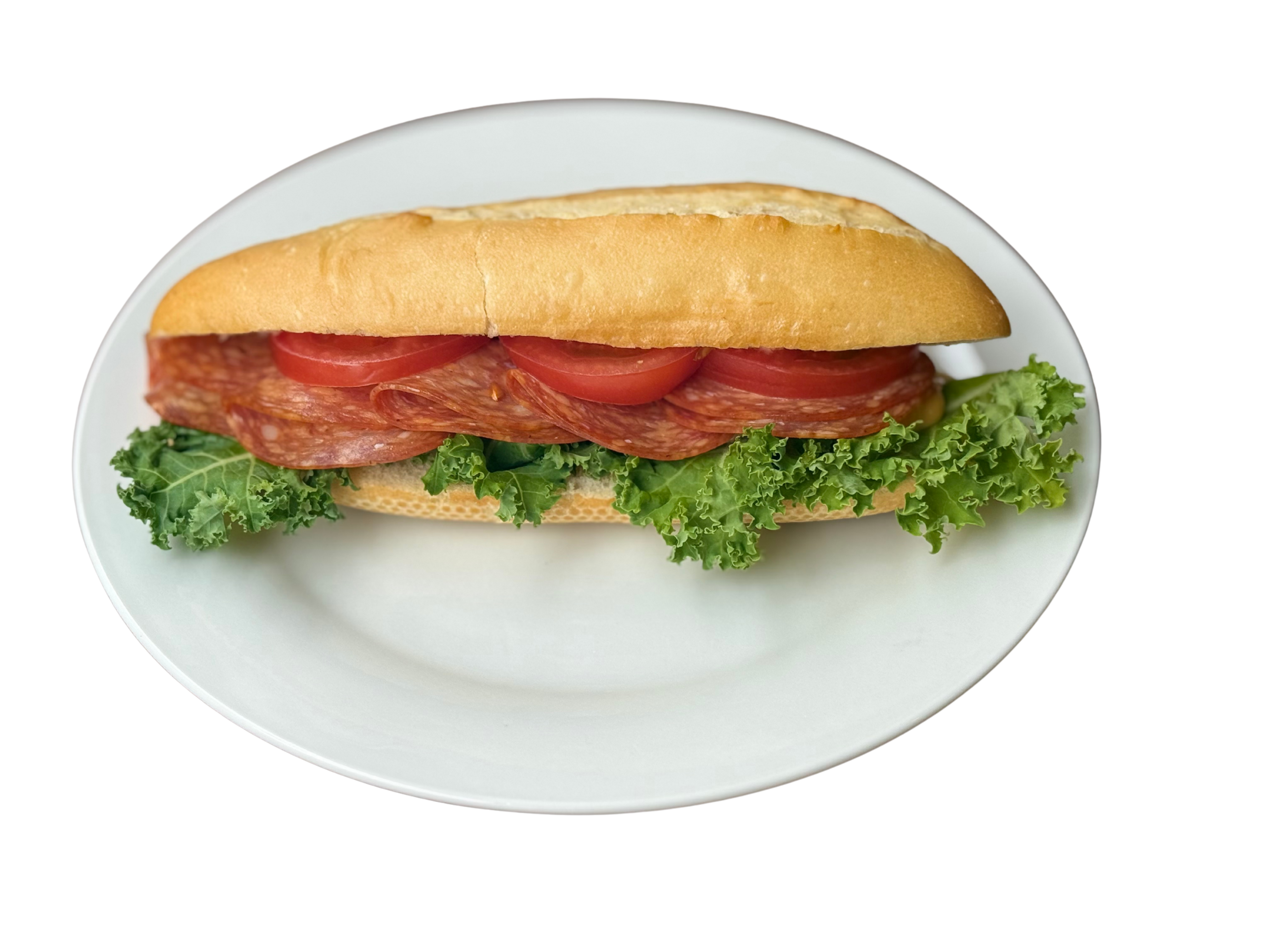 Salami and Tomato Sandwich Sweet Rose Café Adelaide