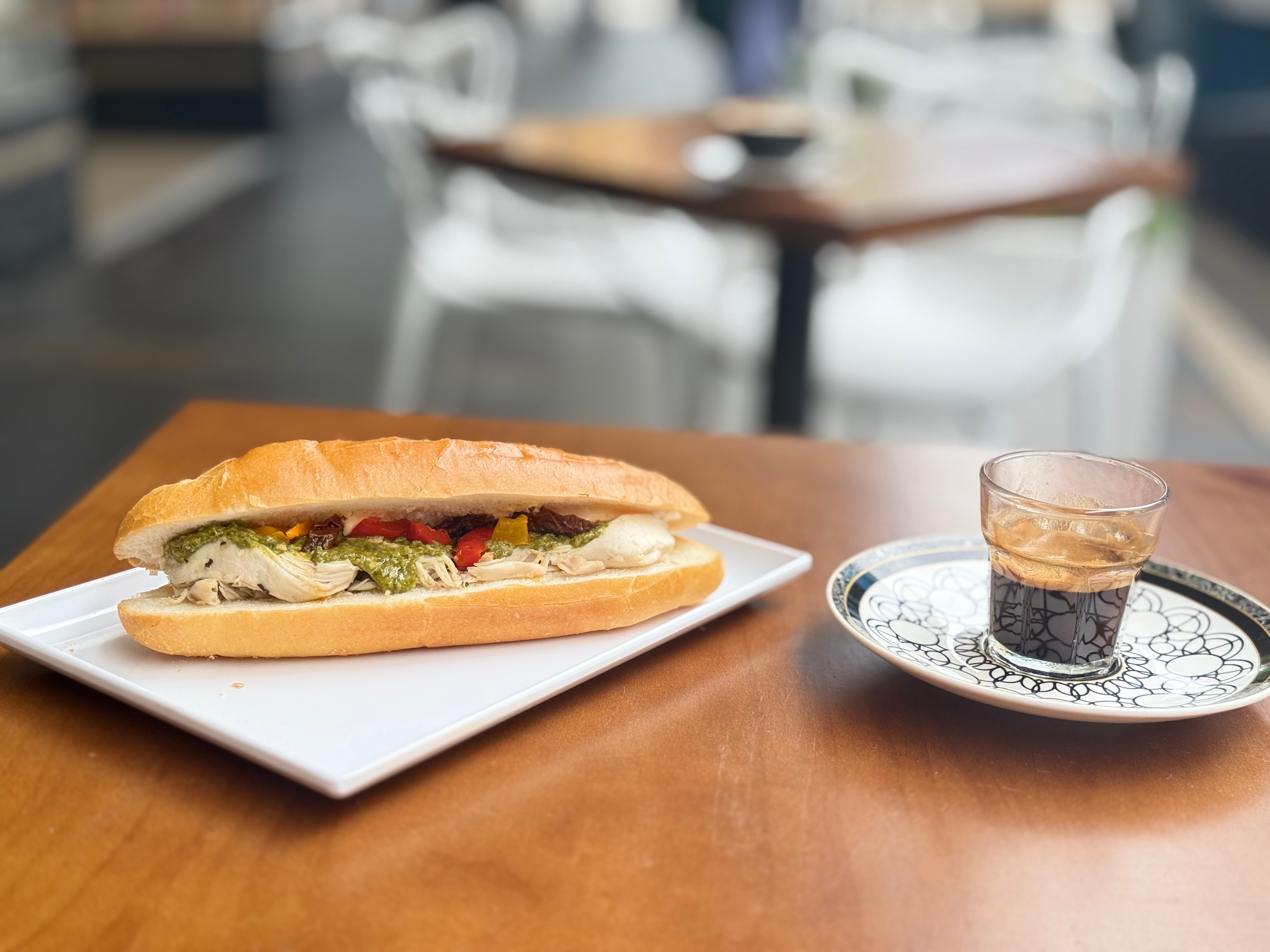 Sandwich and Espresso — Rundle Street Café Adelaide